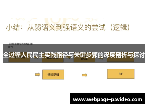 全过程人民民主实践路径与关键步骤的深度剖析与探讨