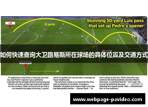 如何快速查询大卫路易斯所在球场的具体位置及交通方式